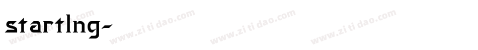 startlng字体转换