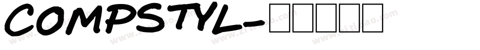 COMPSTYL字体转换