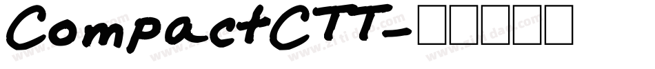 CompactCTT字体转换