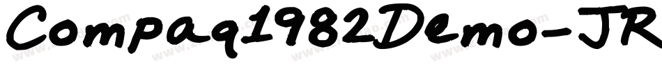 Compaq1982Demo-JRp0M字体转换