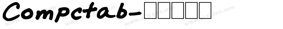 Compctab字体转换
