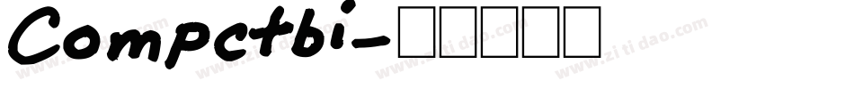 Compctbi字体转换