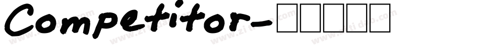 Competitor字体转换