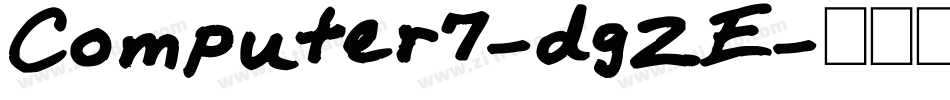 Computer7-dgZE字体转换