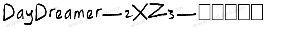 DayDreamer-2XZ3字体转换