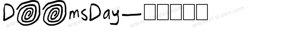 DoomsDay字体转换