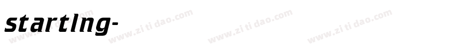 startlng字体转换