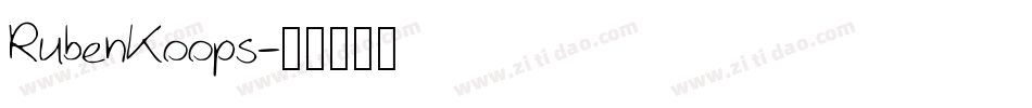 RubenKoops字体转换
