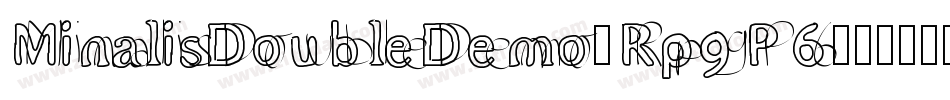 MinalisDoubleDemo-Rp9P6字体转换