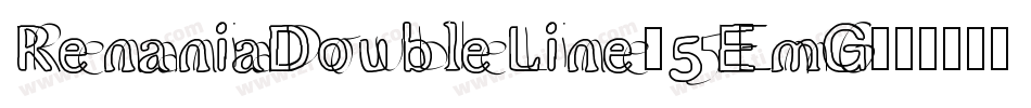 RenaniaDoubleLine-5EmG字体转换