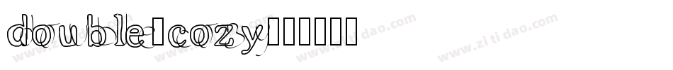 double-cozy字体转换
