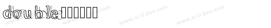 double字体转换