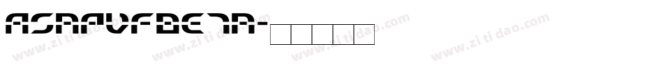 AsapVFBeta字体转换