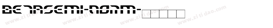 BetaSemi-Norm字体转换