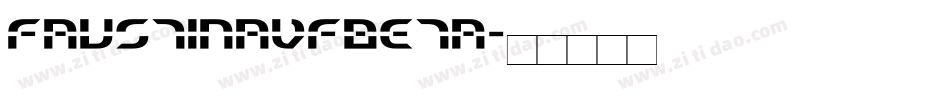 FaustinaVFBeta字体转换
