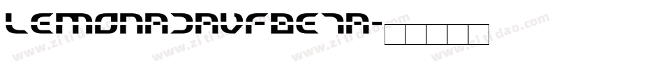 LemonadaVFBeta字体转换