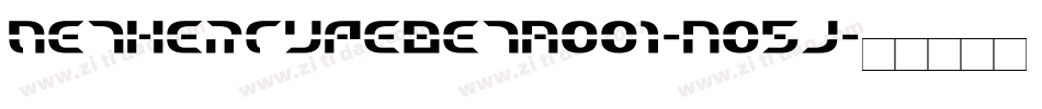 NetherTypeBeta001-nO5J字体转换