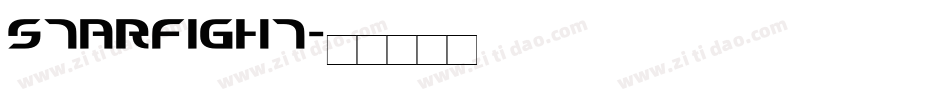 Starfight字体转换