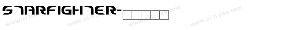 Starfighter字体转换