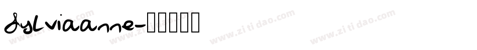 Sylviaanne字体转换