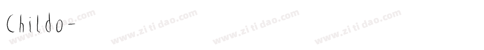 Childo字体转换