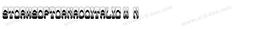 StormsOfTornadoItalic-W21n字体转换
