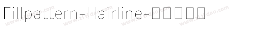 Fillpattern-Hairline字体转换
