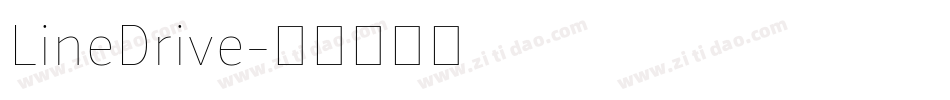 LineDrive字体转换