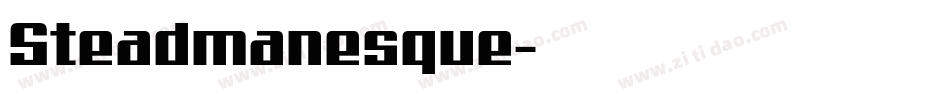 Steadmanesque字体转换