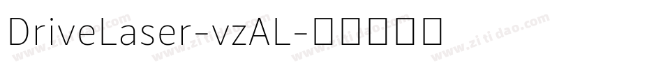 DriveLaser-vzAL字体转换