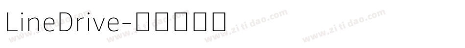 LineDrive字体转换