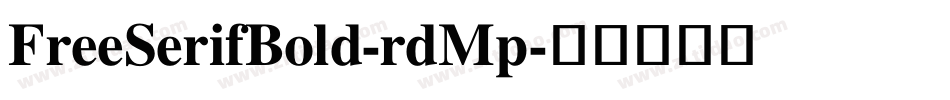 FreeSerifBold-rdMp字体转换