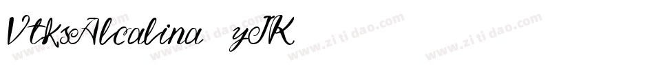 VtksAlcalina-4yJK字体转换