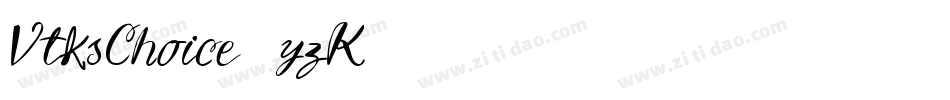 VtksChoice-4yzK字体转换