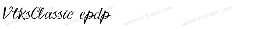 VtksClassic-epdp字体转换