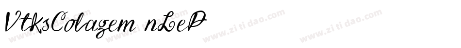 VtksColagem-nLeP字体转换