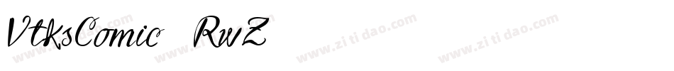 VtksComic-8RwZ字体转换