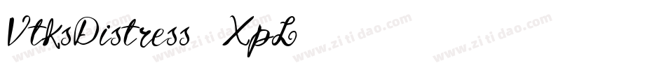 VtksDistress-9XpL字体转换