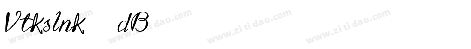 VtksInk-19dB字体转换