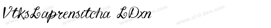 VtksLaprensitcha-LDxn字体转换