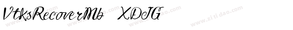 VtksRecoverMb1-XDJG字体转换