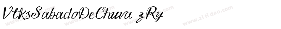 VtksSabadoDeChuva-zRy0字体转换
