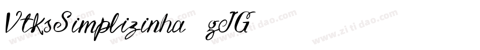 VtksSimplizinha-3gJG字体转换