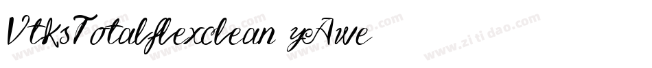 VtksTotalflexclean-yAwe字体转换