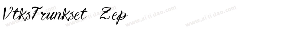 VtksTrunkset-4Zep字体转换