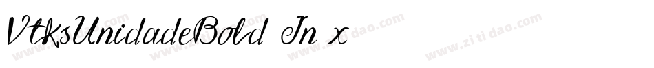 VtksUnidadeBold-Jn6x字体转换