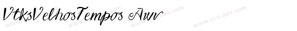 VtksVelhosTempos-Awv7字体转换