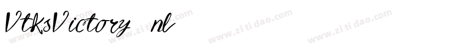 VtksVictory-6nl1字体转换