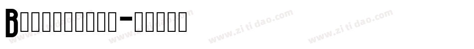 Bazaronite字体转换