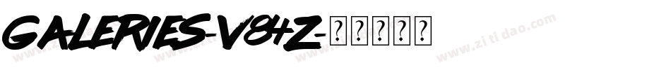 Galeries-V84z字体转换